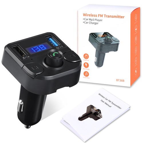 Bluetooth call free Car Charger, Power 3.0A Dual USB Car Charger, Ultra Compact - 第 10/12 張圖片
