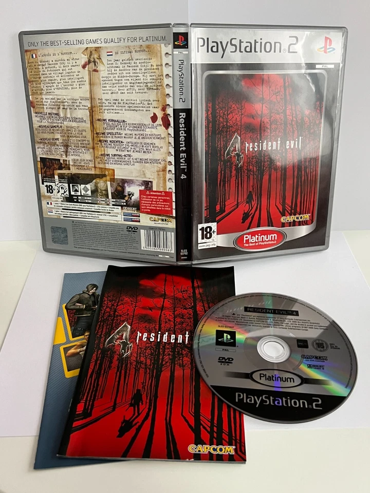Sony Playstation 2 PS2 - Resident Evil 4 - Capcom - Platinum - Complet PAL FR - Photo 1/1