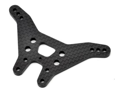 Team Associated B6 Carbon Fiber Rear Shock Tower (Long) ASC91666