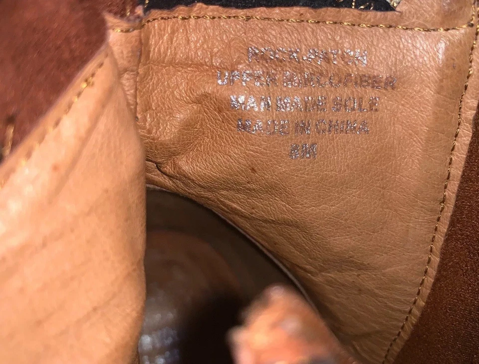 De segunda mano - Bota de madera curva Jeffrey Campbell para mujer (talla 8M) Foto 4 de 4