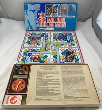 1975 The 6 Six Million Dollar Man Board Game Parker Brothers Complete Good Cond