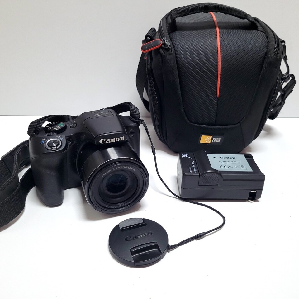 🔥 CANON PowerShot SX540 HS Digital Camera (Black) w/ Case & Charger