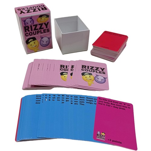RIZZY COUPLES Spicy Date Card Game - RIZZ UP Your Romance! (NEW 2025) 150 Cards - Picture 6 of 12