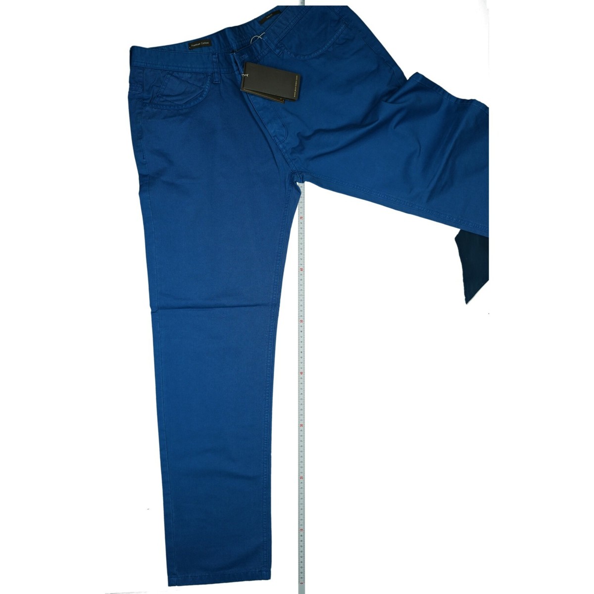 Biani Men's Chino Pants Jeans Slim Fit Premium Cotton 56 W38