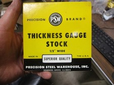 25' Roll NOS Precision Brand Code H-7  1/2" X .007" Thickness Gauge Stock USA