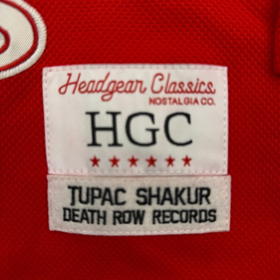 Headgear Classics Jersey Mens Tupac Shakur Death Row Records Hockey XL - Image 2 of 4