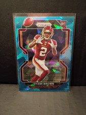 Dyami Brown | 2021 Panini Prizm #353 Teal Explosion/Cracked Ice RC /99