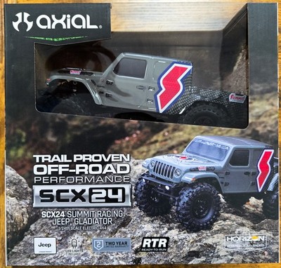 Axial 1/24 SCX24 Summit Racing Jeep Gladiator 4X4 Rock Crawler RTR NEW.