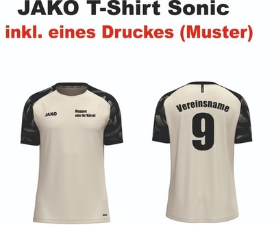 JAKO T-Shirt Sonic 34-48 inl. eines Druckes 6126D
