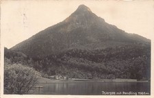 B174 Austria 1932 Thiersee mit Pendling RPPC vintage postcard