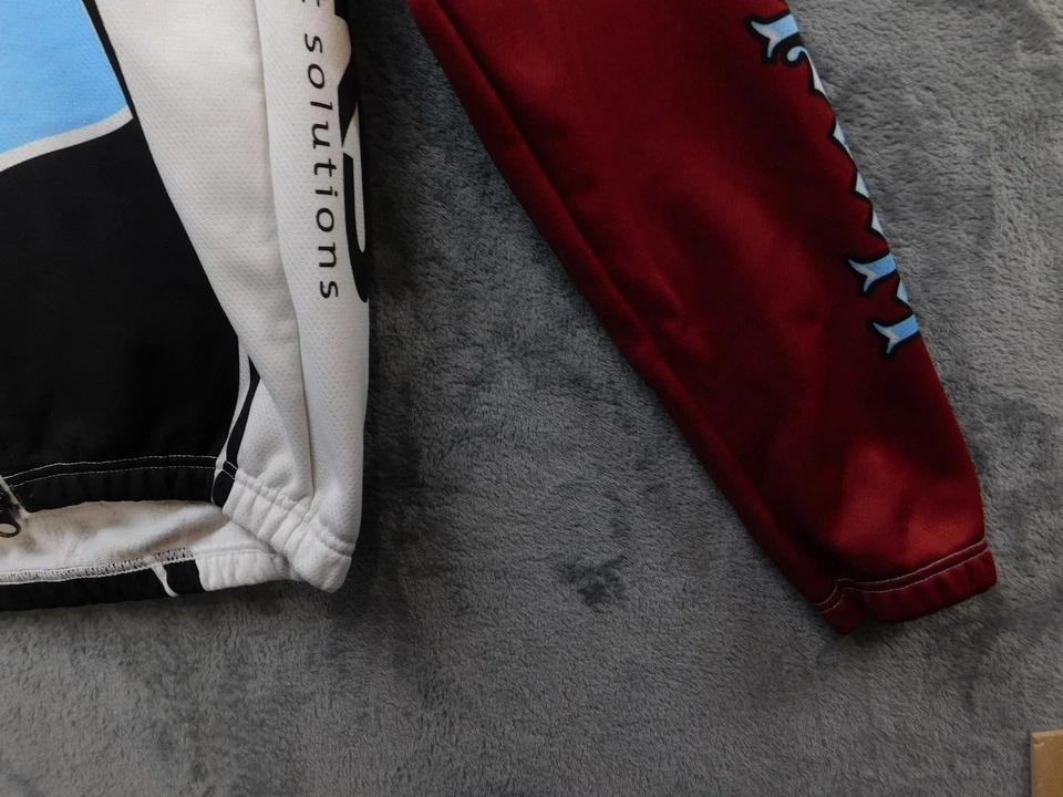 Capo Blue Sky Velo Cycling Jersey Mens L Long Sleeve Full Zip Made In Italy - Image 4 of 4