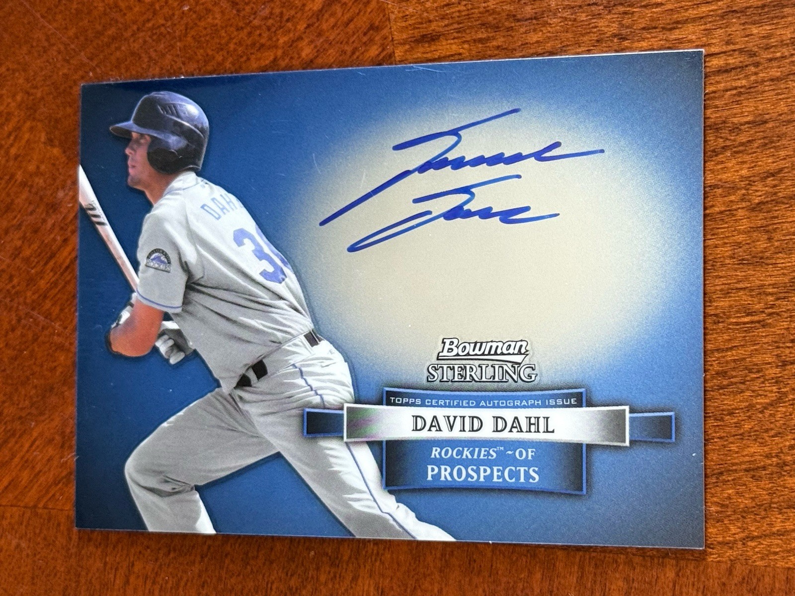 David Dahl #BSAP-DD 2012 Bowman Sterling Baseball Prospect Autographs