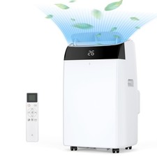 12000 BTU Air Conditioning Unit Portable Conditioner R290 51db with Remote White