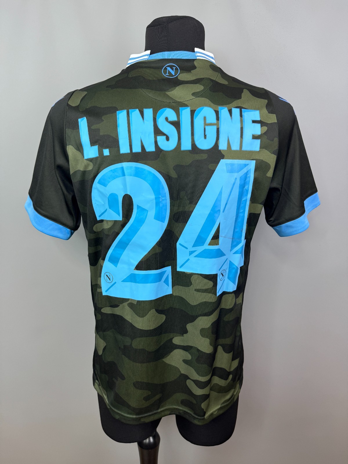 NAPOLI 2013 2014 INSIGNE THIRD SHIRT FOOTBALL SOCCER JERSEY
