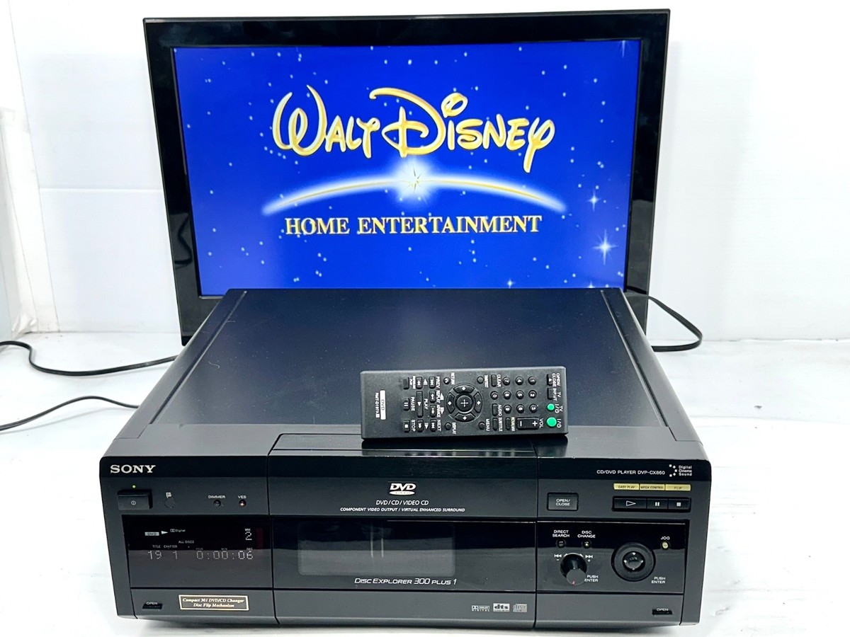 Refurb Sony DVP-CX860 Disc Explorer 300 plus 1 CD/DVD Player W
