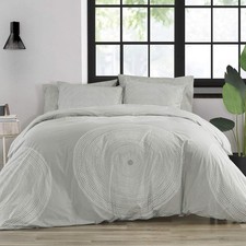 MARIMEKKO - King Duvet Cover Set, Smooth Cotton Percale Bedding with Matching...