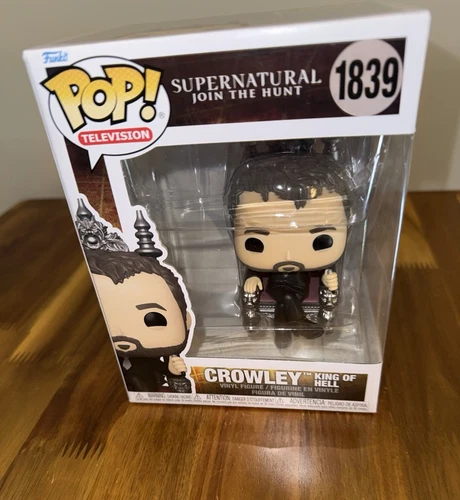 Supernatural Crowley King of Hell Throne Premium POP Figure #1839 Funko New