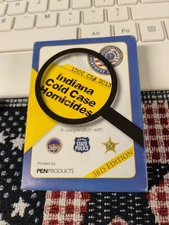 Indiana Cold Case Homicides 3RD Edition IDOC Playing Card Deck SEALED NIB