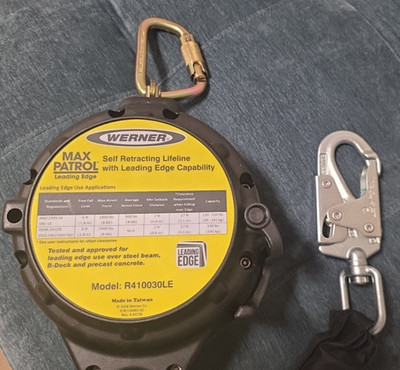 Werner Max Patrol Leading Edge 30ft. Self Retracting Lifeline R410030LE