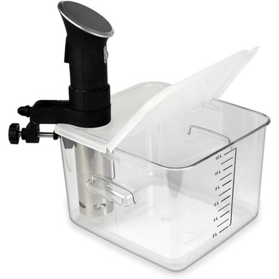 12 Qt Sous Vide Container Collapsible Hinged Lid For  Precision Cooker Pot