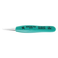 EXCELTA 3C-SA-ET Tweezers,SS,Straight,4 3/4"L 32NE86