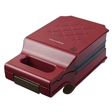 Recolte Press Hot Sand Maker Quilt Red With Recipe Book 13×23×9.5cm RPS-1 R