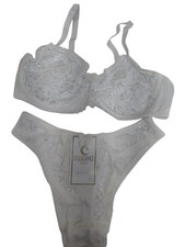 Vintage 2 Piece D'Elegance Lingerie Set Size S