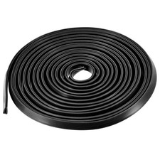 Edge Trim U Seal Extrusion Silicone Black Fits 0.1-1.5mm Edge 3Meters