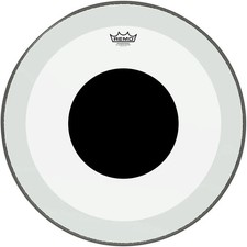 Remo Powerstroke 3 Clear Bass Drum Head with Black Dot 20 in.