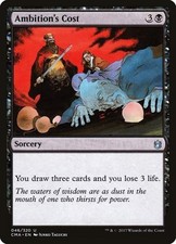 Ambition's Cost - Medium Play MTG Commander Anthology