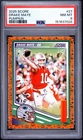 Panini 2025 Score Drake Maye New England Patriots #27 Pumpkin PSA 8 Card