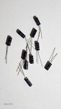 ELECTROLYTIC RADIAL CAPACITOR 105 SET OF 10 BY JIAN 22MF25V  OR  22UF25V