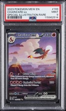 2023 POKEMON MEW EN-151 SPECIAL ILLUSTRATION RARE #199 CHARIZARD EX PSA 9