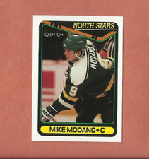 1990-91 O-PEE-CHEE MIKE MODANO ROOKIE CARD #348 MINNESOTA NORTH STARS