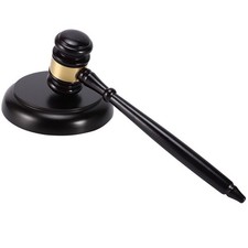 Wooden judge's gavel auction hammer with sound for attorney judge auction2346