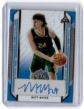 2022-23 Leaf Metal Blue Auto Matt Mayer Auto 43/50 #BA-MM2