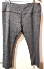 Don't Ache for a Better Body Women's Capri Leggings Charcoal Heather XXL