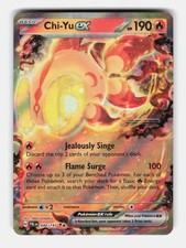 Chi-Yu ex 040/193 Double Rare Paldea Evolved Pokemon Holo Near Mint