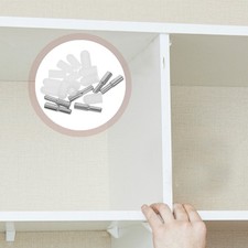 6 Pcs Hardware Support Adjustable Shelf Pegs Brackets for Shelves