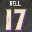 Le'Veon Bell Autographed Custom Baltimore Ravens Black Football Jersey (JSA)