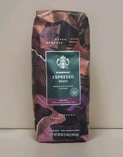Starbucks Whole Bean Coffee 100 Arabica 16 oz 1 lb NEW Sealed