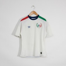 Umbro Italy Soccer Football Jersey Womens Small - Distressed Embroidered Retro