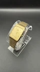 Vintage Seiko Watch Men 6530-5760 25mm Gold Tone Adjustable Band New Battery