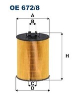 ÖLfilter Filtron OE 672 8 FÜR BMW Morgan Rolls Royce SchmierÖLfilter