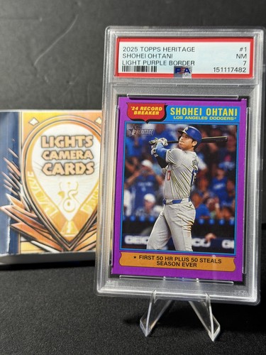 2025 Topps Heritage #1 Shohei Ohtani Dodgers