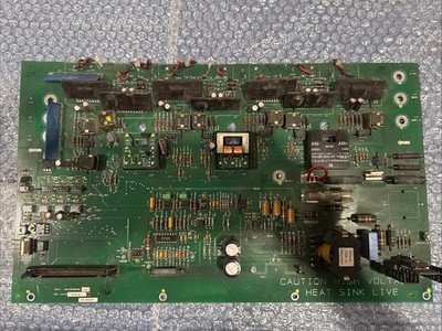 Caution High Voltage Heat Sink Live Industrial High Voltage Drive/power Board 