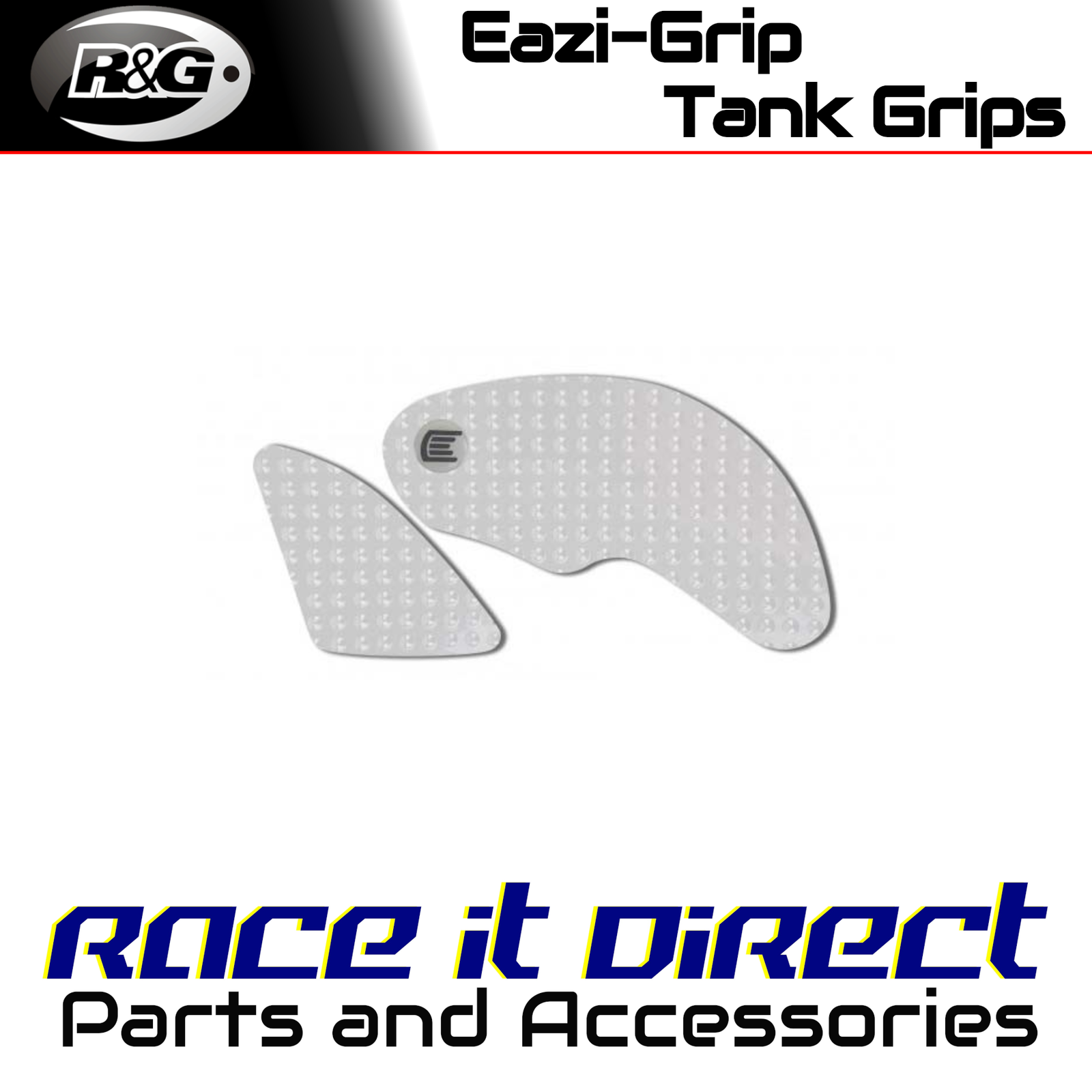 Eazi-Grip Tank Grips for Suzuki GSR750 2011-2016 EVO Clear Eazi-Grip