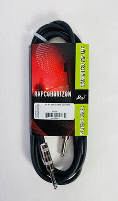Rapco Horizon Standard Guitar Cable 10 ft INST 1/4M To 1/4M NEW guaranteed