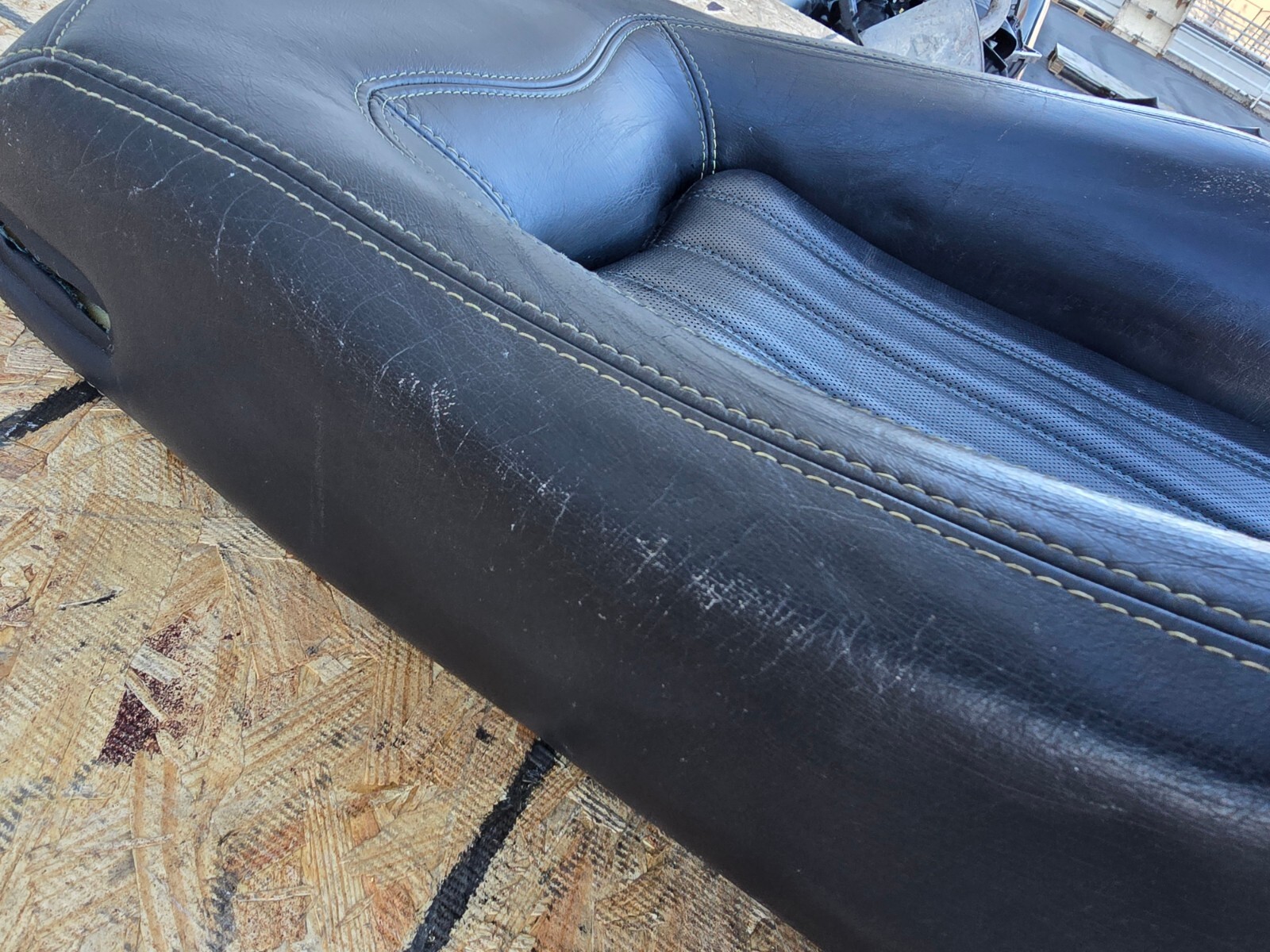 LEFT FRONT SEAT UPPER CUSHION ASSEMBLY 58k 08-12 MASERATI GRANTURISMO 4.2L M145