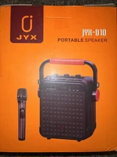 JYX Karaoke Machine for Adults and with 1 UHF Wireless Microphones TWS FM Rad...